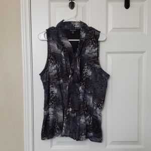 George sleeveless blouse.  Worn once
